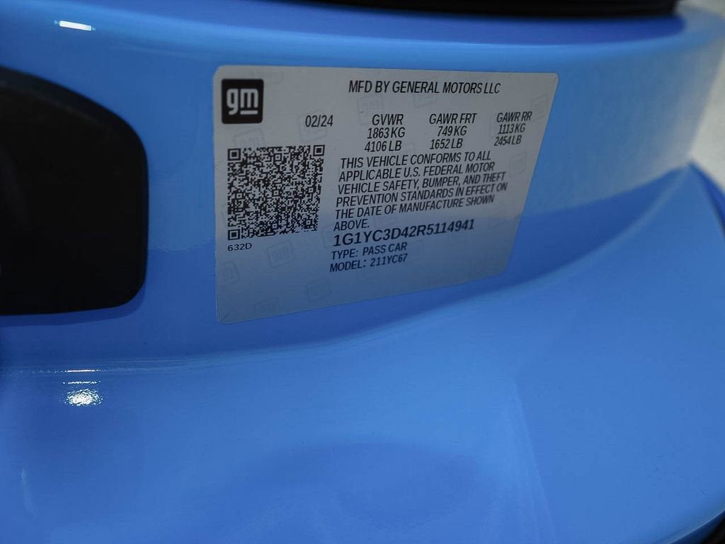 2024 Chevrolet Corvette Stingray 3LT