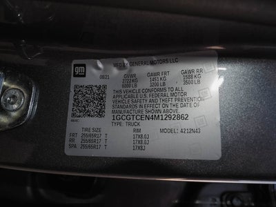 2021 Chevrolet Colorado 4WD LT