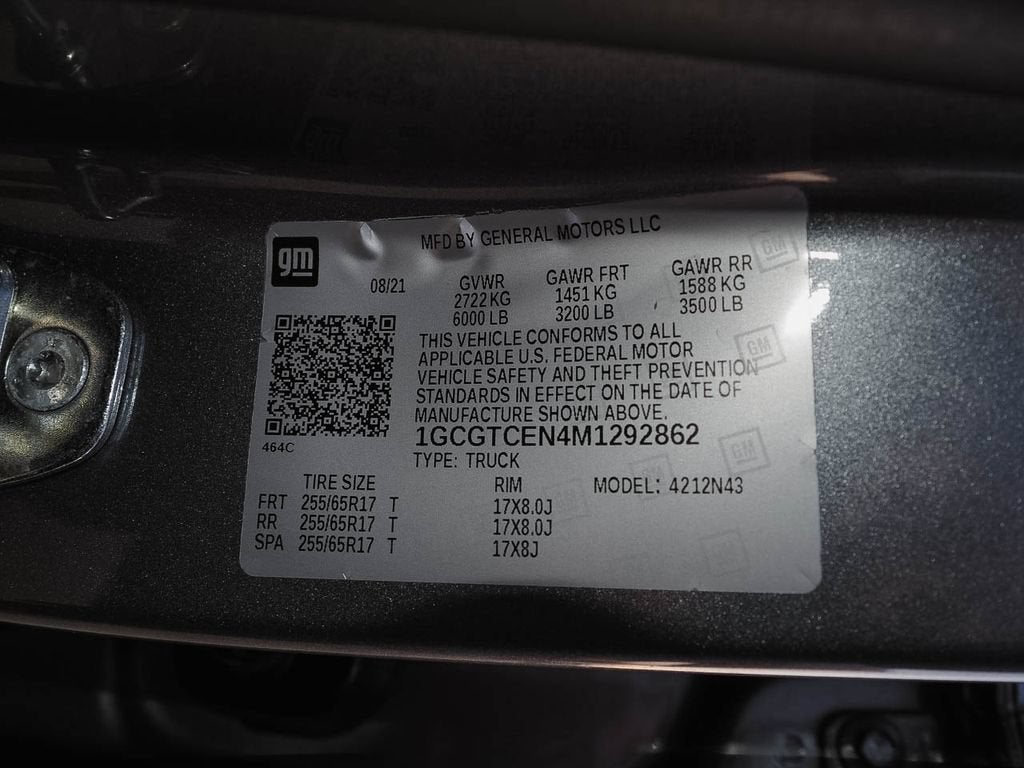 2021 Chevrolet Colorado 4WD LT