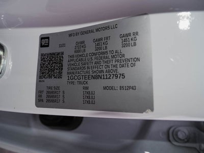 2022 Chevrolet Colorado ZR2