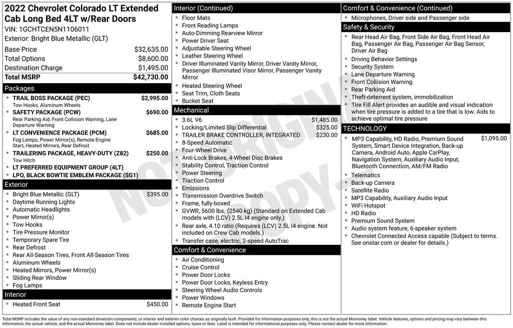 2022 Chevrolet Colorado LT