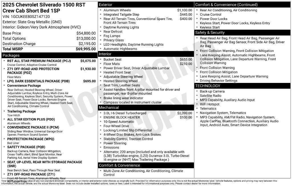 2025 Chevrolet Silverado 1500 RST