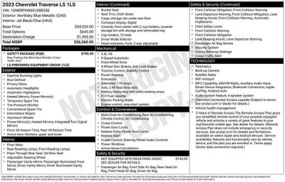 2023 Chevrolet Traverse LS