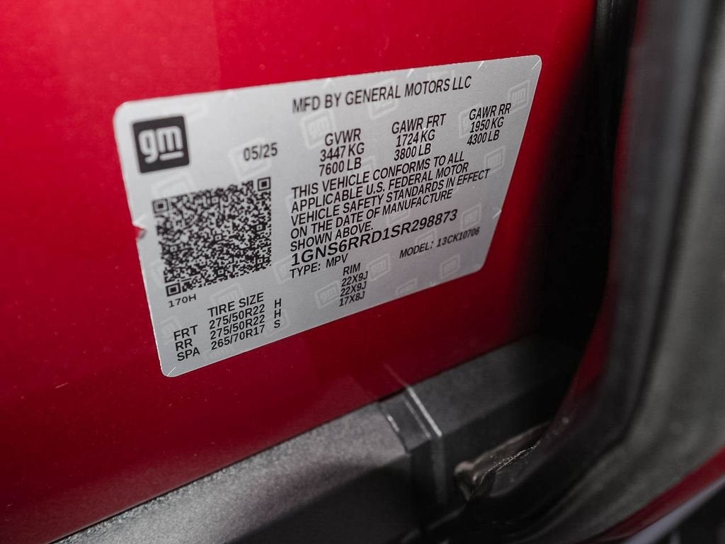 2025 Chevrolet Tahoe RST