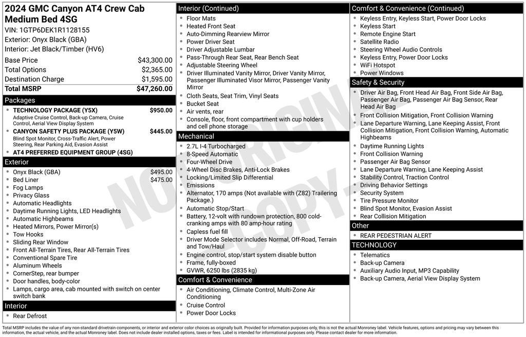2024 GMC Canyon AT4