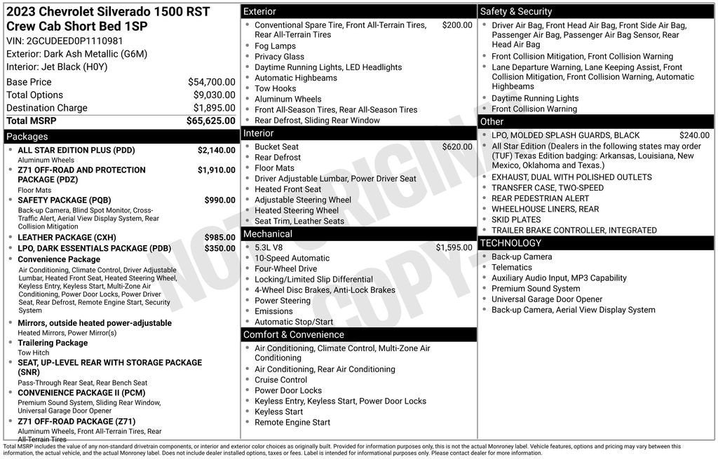 2023 Chevrolet Silverado 1500 RST