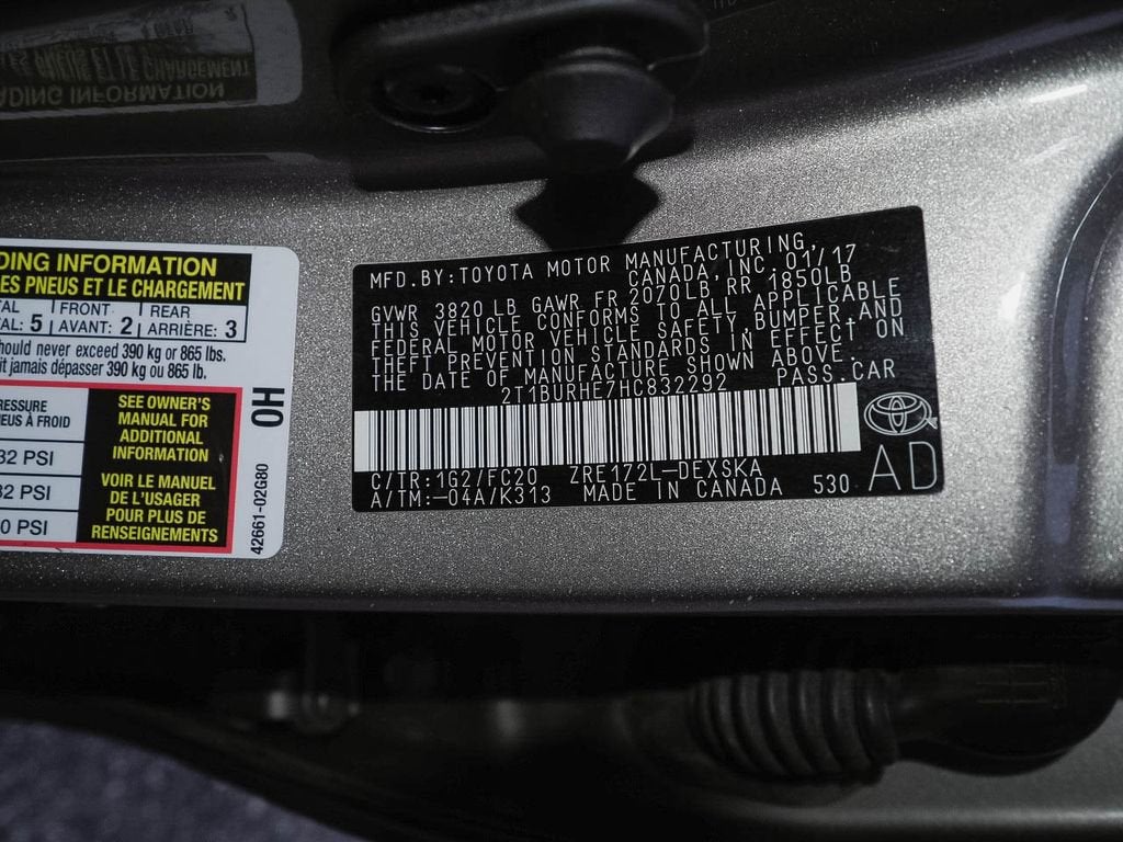 2017 Toyota Corolla L