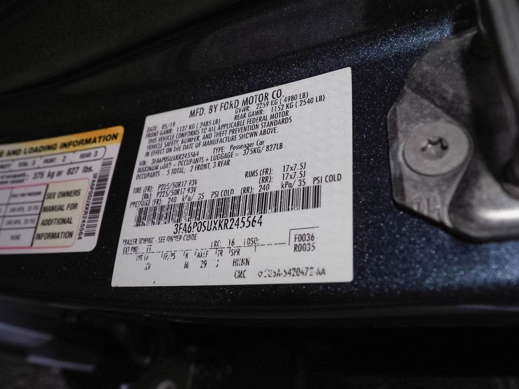 2019 Ford Fusion Energi Titanium