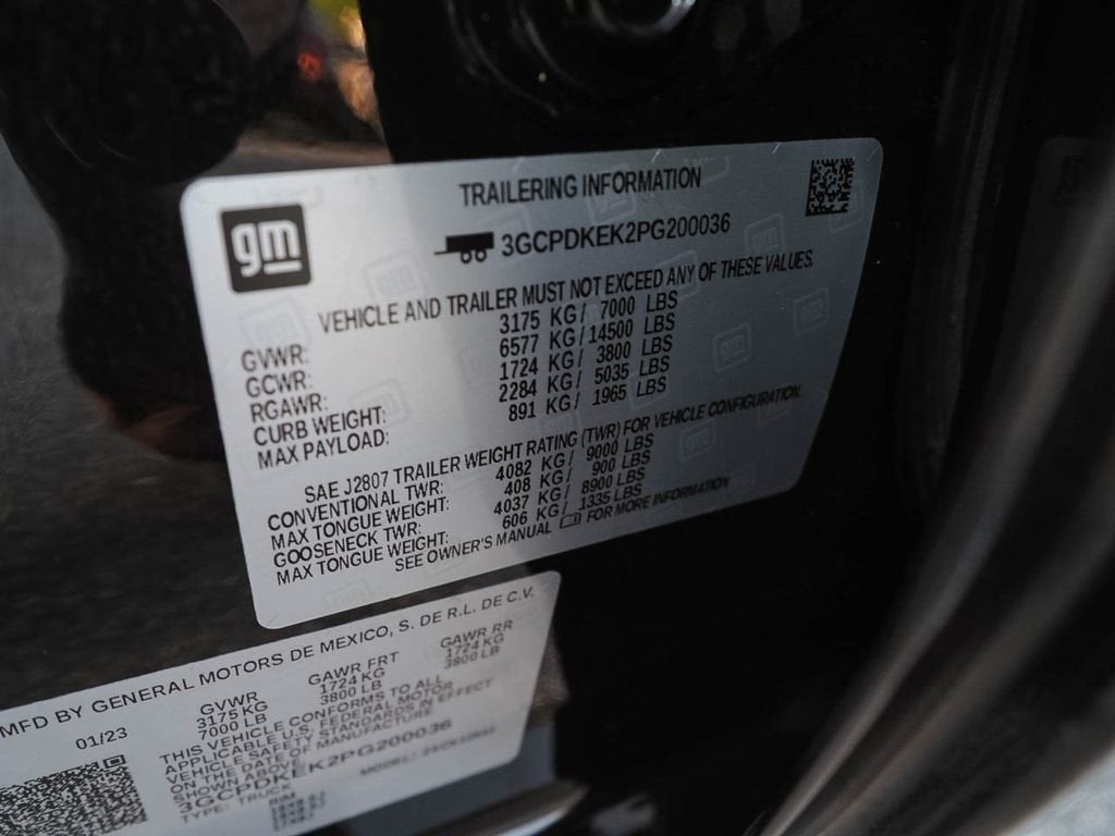 2023 Chevrolet Silverado 1500 LT (2FL)