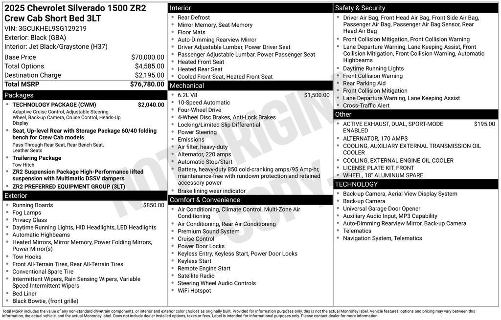 2025 Chevrolet Silverado 1500 ZR2