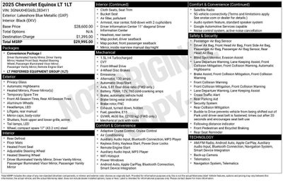 2025 Chevrolet Equinox LT