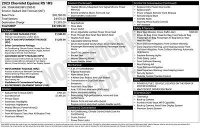 2023 Chevrolet Equinox RS