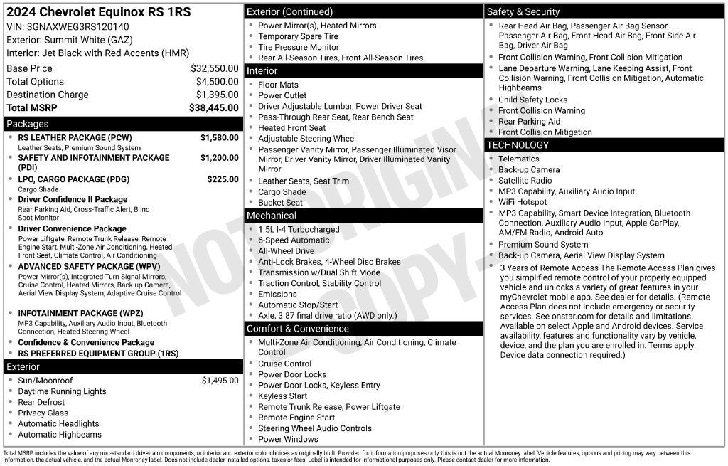 2024 Chevrolet Equinox RS