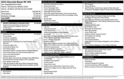 2023 Chevrolet Blazer RS