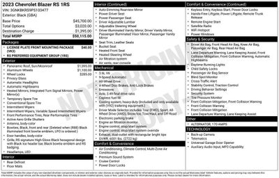 2023 Chevrolet Blazer RS