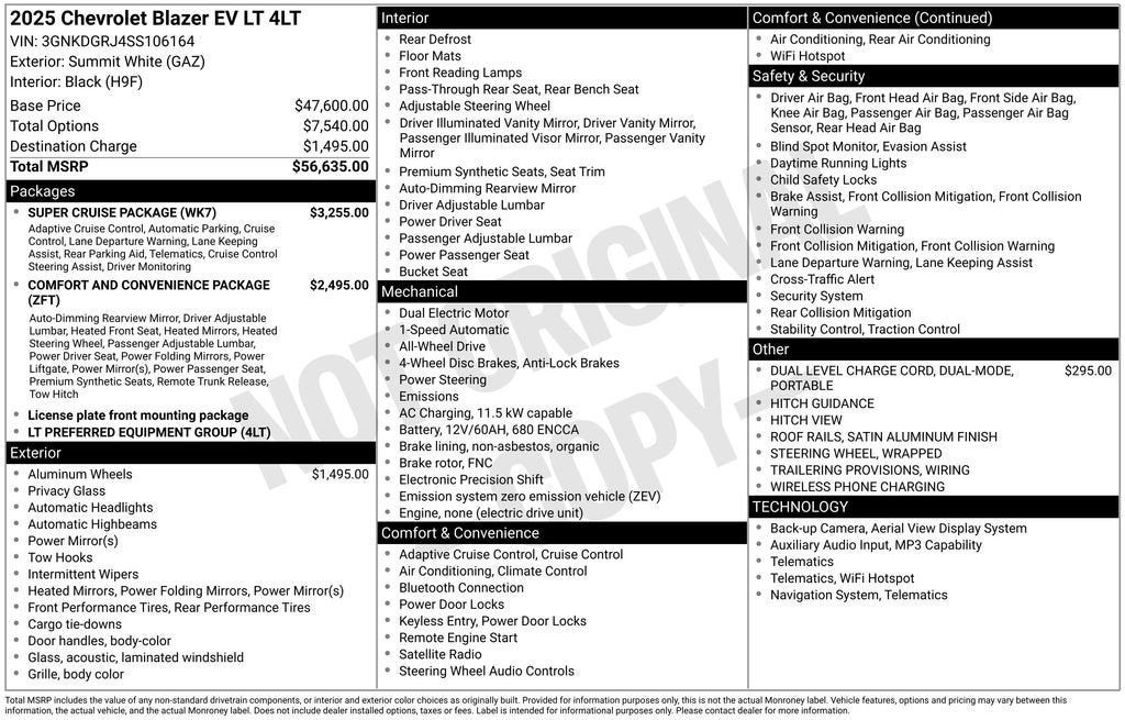 2025 Chevrolet Blazer EV LT