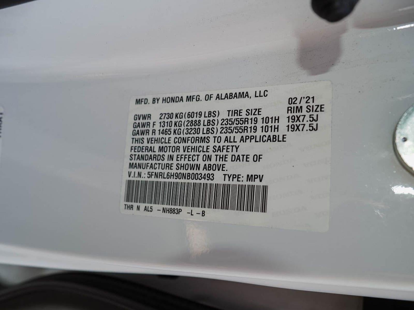 2022 Honda Odyssey Elite