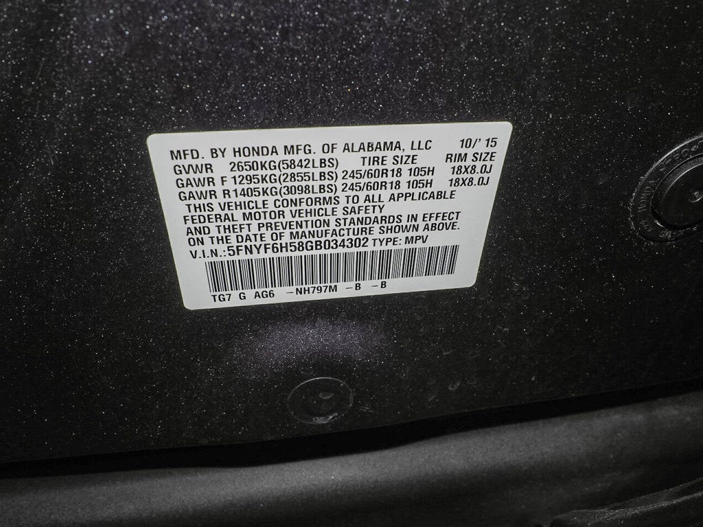 2016 Honda Pilot EX-L