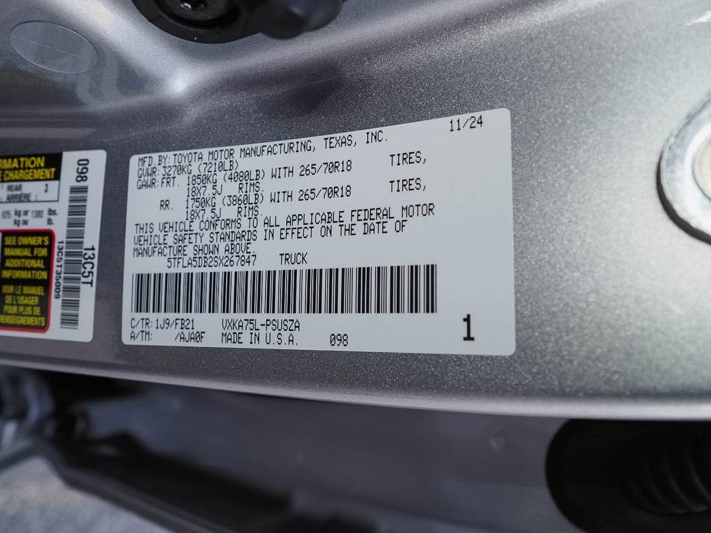 2025 Toyota Tundra SR5