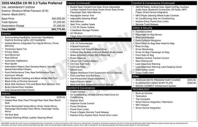 2026 Mazda Mazda CX-90 Preferred