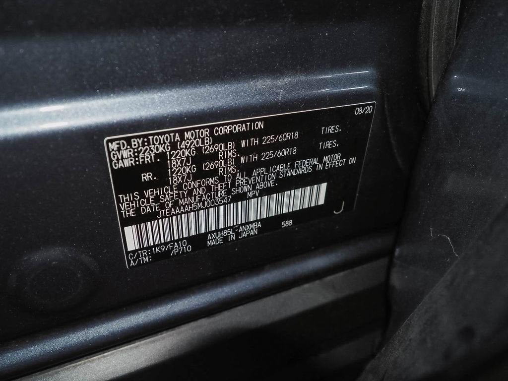 2021 Toyota Venza LE