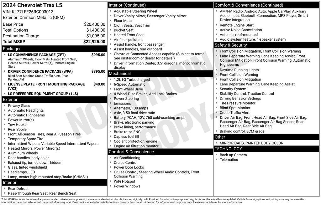 2024 Chevrolet Trax LS