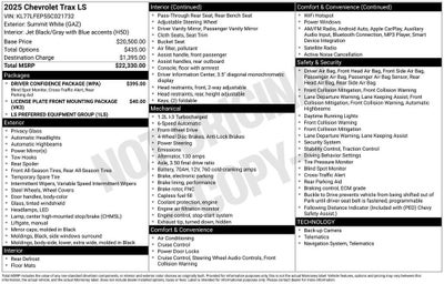 2025 Chevrolet Trax LS
