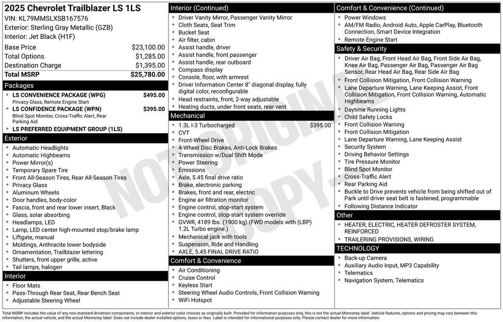 2025 Chevrolet Trailblazer LS