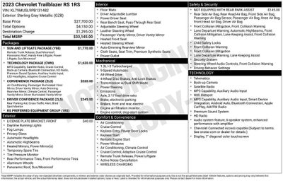 2023 Chevrolet Trailblazer RS