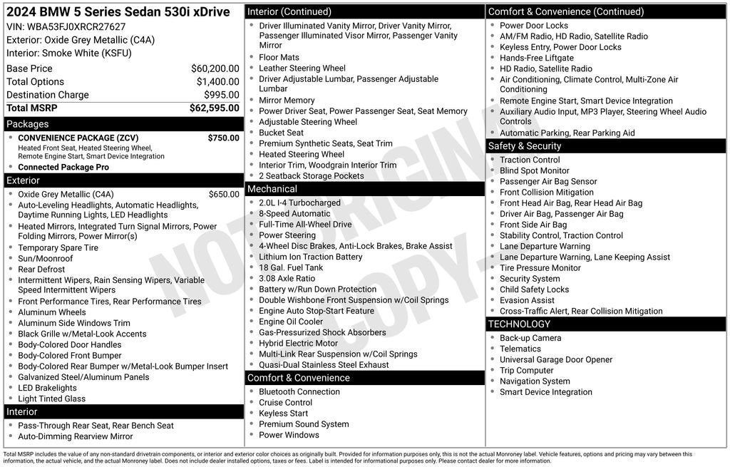 2024 BMW 5 Series 530i xDrive