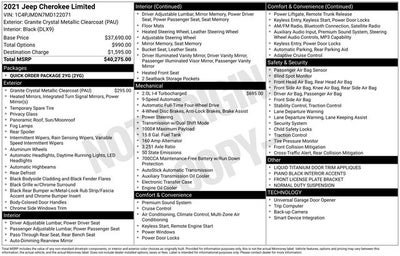 2021 Jeep Cherokee Limited