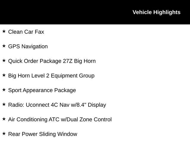 2021 RAM 1500 Big Horn/Lone Star