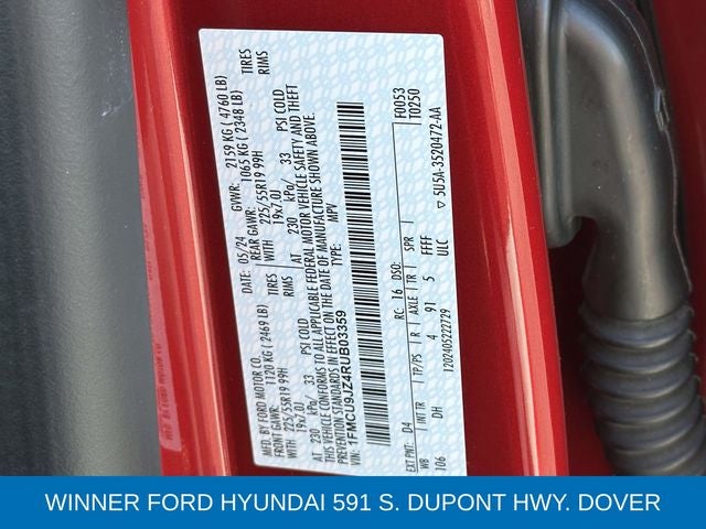 2024 Ford Escape Hybrid Platinum