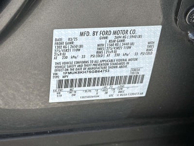 2025 Ford Explorer ST-LINE 4WD