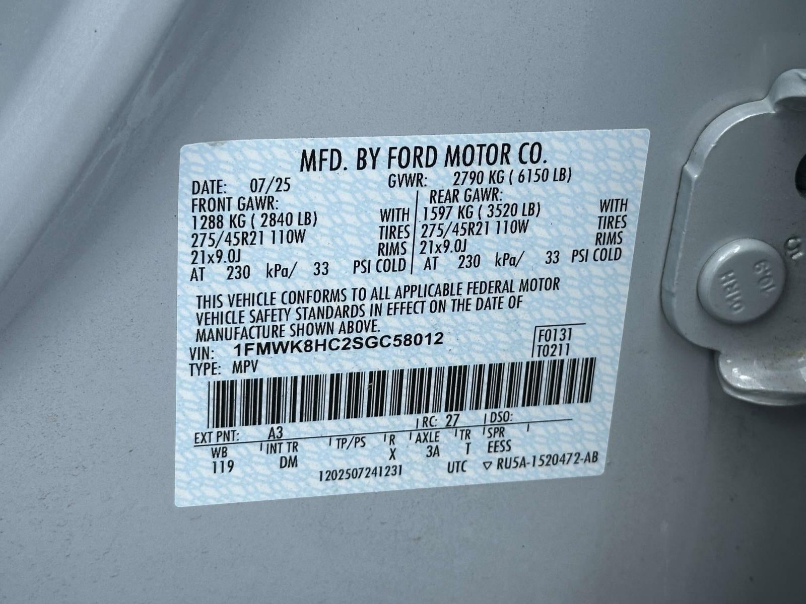 2025 Ford Explorer Platinum