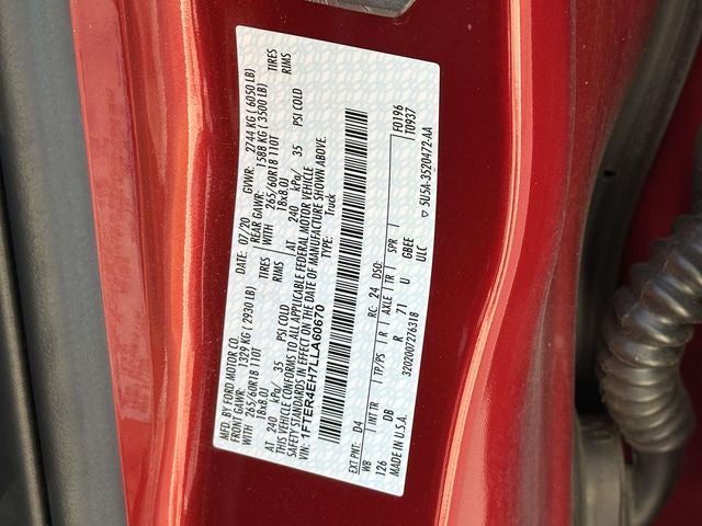 2020 Ford Ranger Lariat