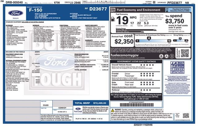 2023 Ford F-150 Lariat