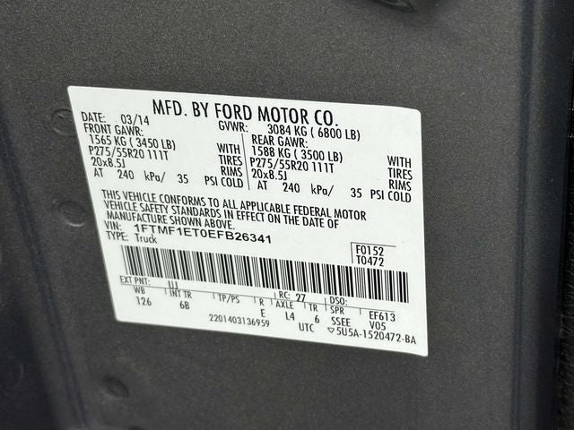 2014 Ford F-150 FX4 TREMOR