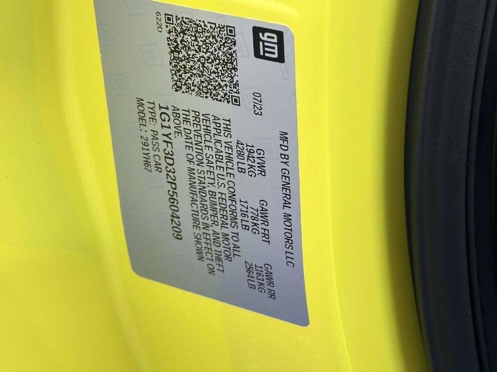 2023 Chevrolet Corvette Z06 3LZ