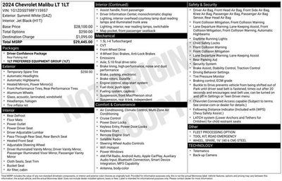 2024 Chevrolet Malibu LT 1LT