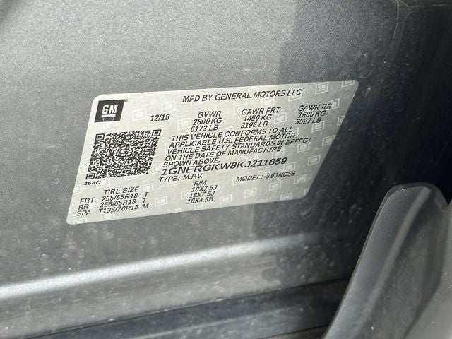 2019 Chevrolet Traverse LT Cloth w/1LT