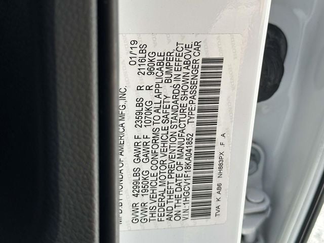 2019 Honda Accord LX