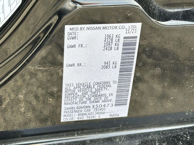 2024 Nissan Altima 2.5 SV