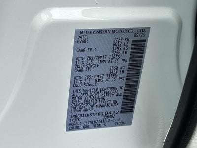 2026 Nissan Frontier PRO-4X