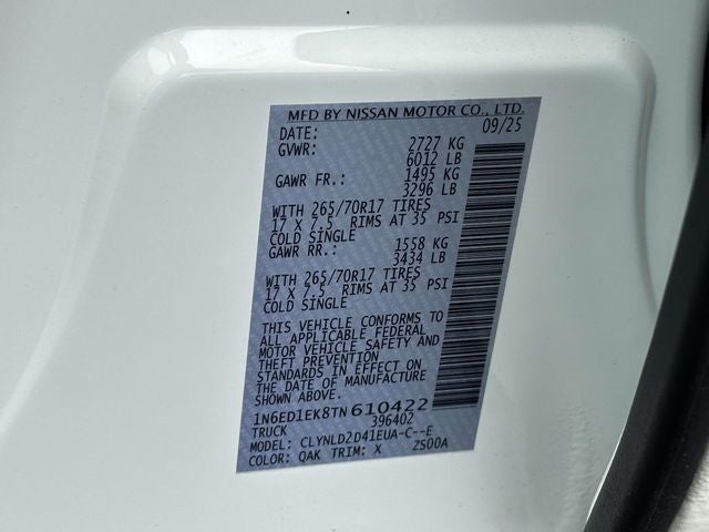 2026 Nissan Frontier PRO-4X