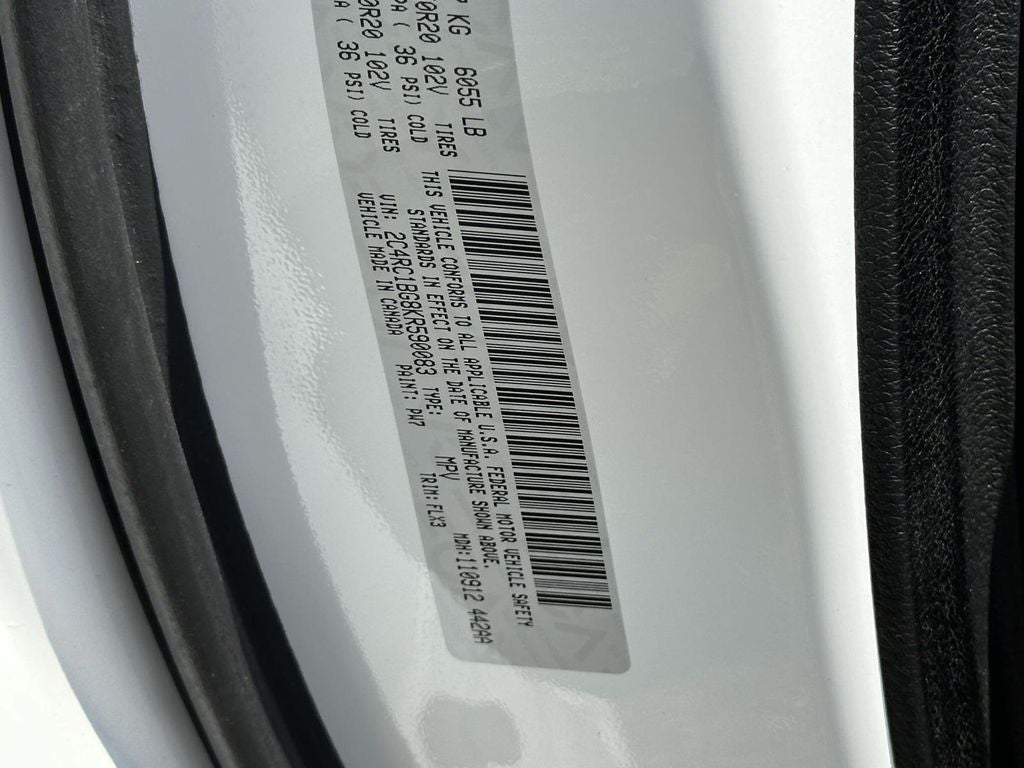 2019 Chrysler Pacifica Touring L