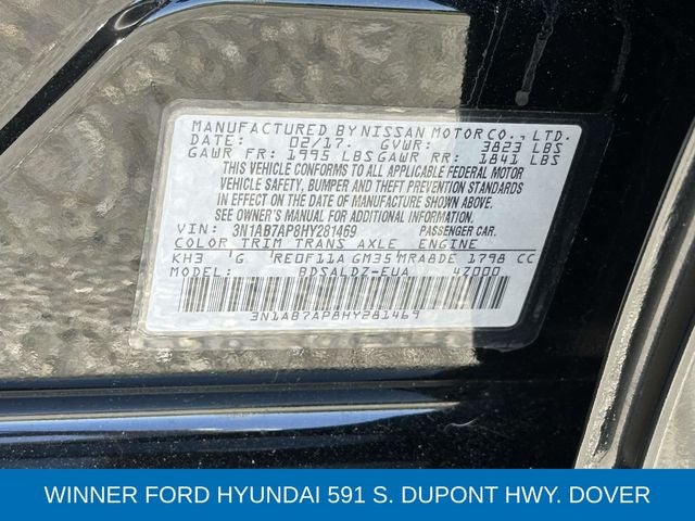 2017 Nissan Sentra SV