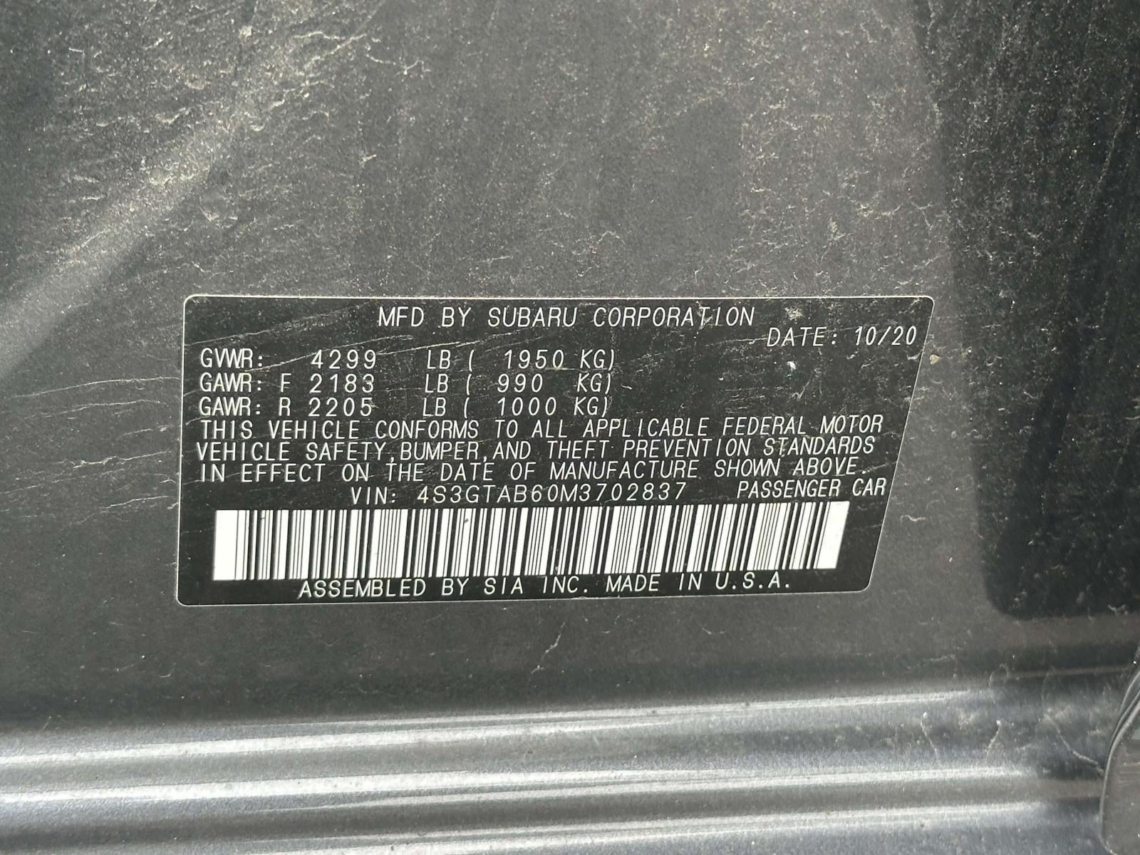 2021 Subaru Impreza Base