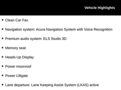 2019 Acura RDX Advance Package SH-AWD