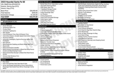 2023 Hyundai Santa Fe SE